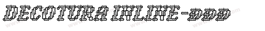 DECOTURA INLINE字体转换